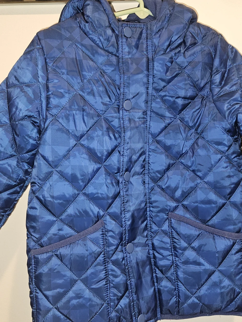 Kids Quilted Blue Puffer Jacket